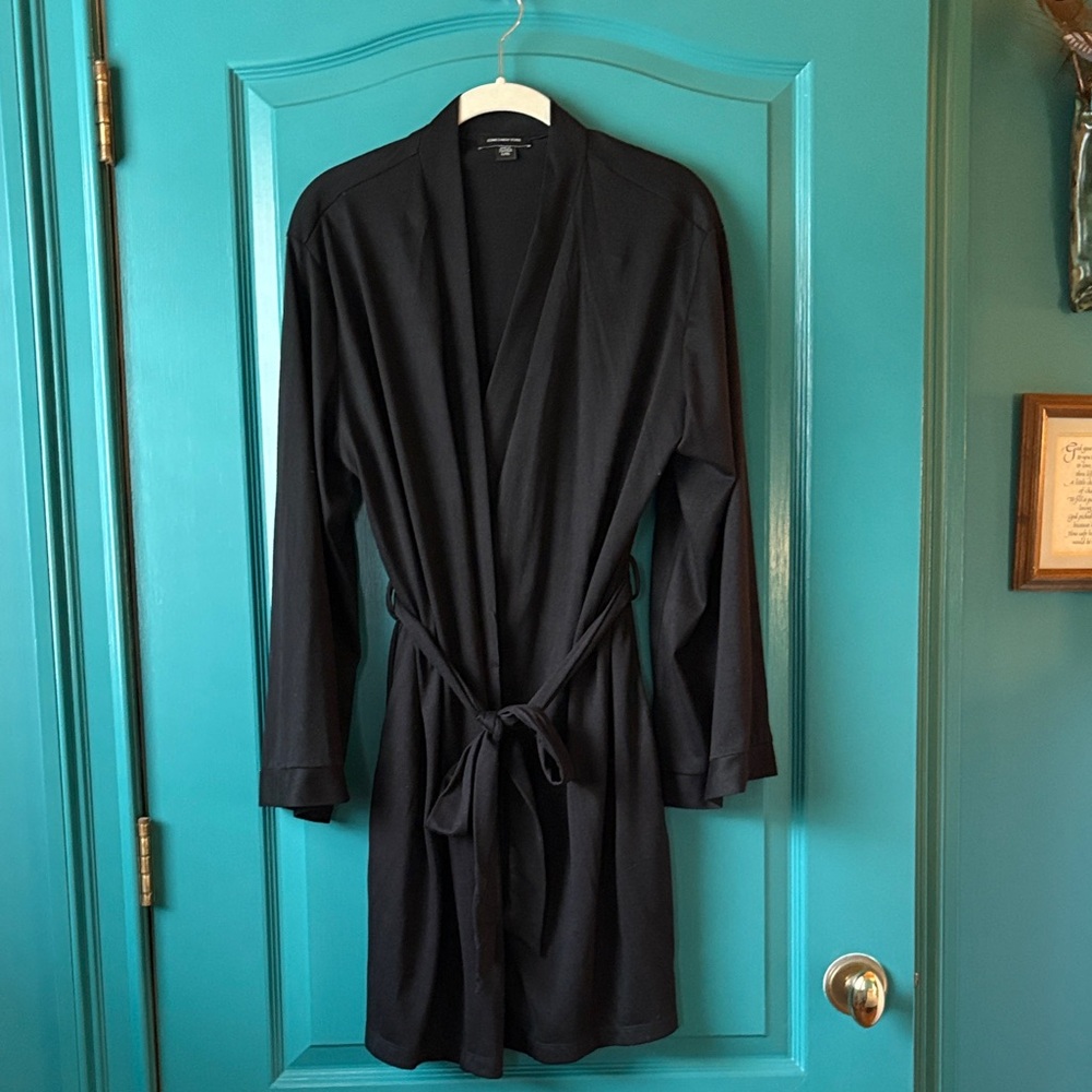 JONES NEW YORK SHORT ROBE SIZE L/XL BLACK